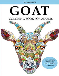 Goat Coloring Book for Adults 