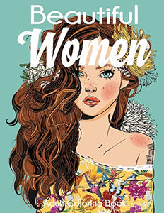 Beautiful Women Adult Coloring Book 