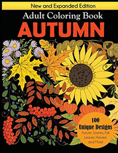 Autumn Adult Coloring Book 