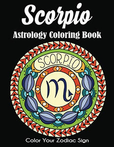 Scorpio Astrology Coloring Book 