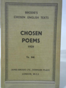 Chosen Poems 1939 