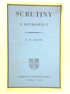 Scrutiny - A Retrospect 