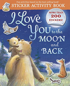 I Love You to the Moon and Back Sticker Activity 