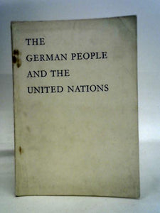 The German People and the United Nations 