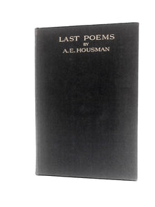 Last Poems 