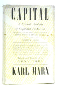 Capital A Critical Analysis of Capitalist Production 