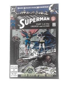 Superman Issue 44 A Dark Knight Over Metropolis Part One ( June 1990) 