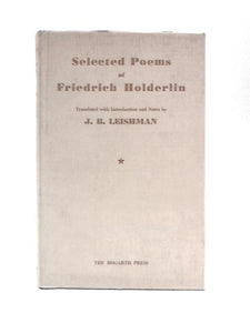 Selected Poems Of Freidrich Holderlin 