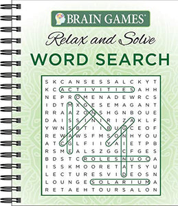 Brain Games - Relax and Solve: Word Search (Green) 