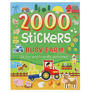 Totally Awesome 2000 Stickers Busy Farm Activity Book 