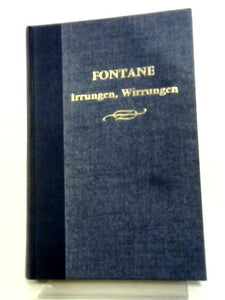 Irrungen Wirrungen (Modern Language Texts) 