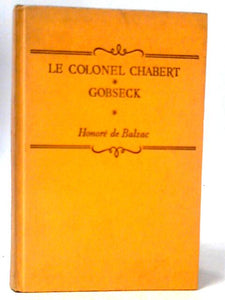 Le Colonel Chabert Gobseck 