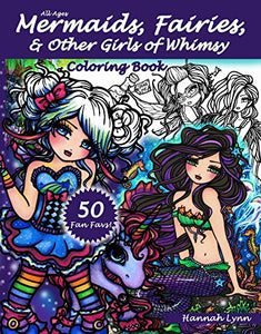 Mermaids, Fairies, & Other Girls of Whimsy Coloring Book 