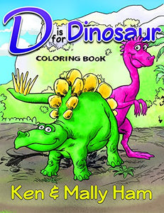 D Is for Dinosaur Coloring Book 