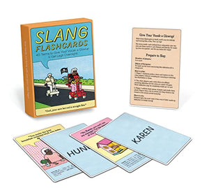 Knock Knock Slang Flashcards Deck, 40 Cards (2021 Edition) 