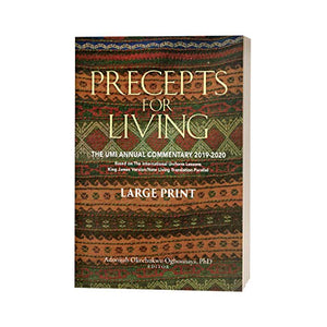 Precepts For Living: The UMI Annual Bible Commentary 2019-2020 Large Print 