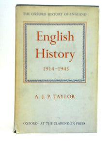 English History, 1914-1945 