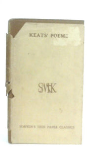 The Poems of John Keats 