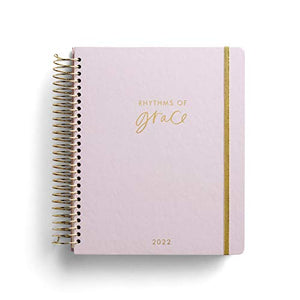 Rhythms of Grace Premium Pink 18-Month Devotional Planner (July 2021 – December 2022) 