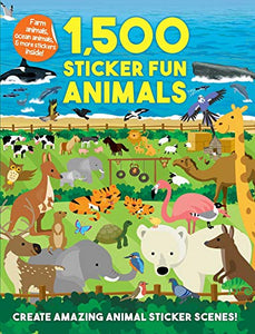 1,500 Sticker Fun Animals 