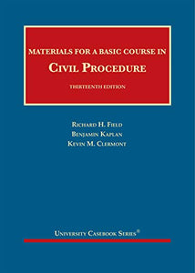 Materials for a Basic Course in Civil Procedure 