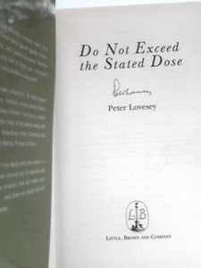 Do Not Exceed The Stated Dose (Peter Diamond Mystery) 