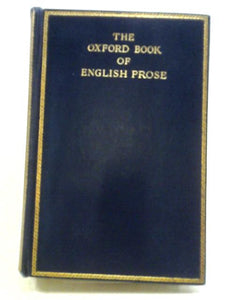 The Oxford Book of English Prose 