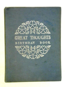 Great Thoughts Birthday Book 