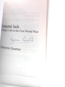 Corporal Jack: A Dog's Life in the First World War 