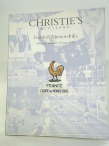 Football Memorabilia, Christie's Auction Catalogue 