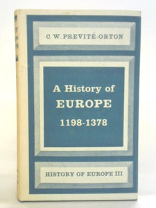 A History of Europe from 1198 to 1378 