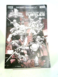 Mighty Morphin Power Rangers Teenage Mutant Ninja Turtles Black and White Variant Edition #1, January 2020 