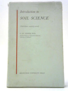 Introduction To Soil Science. 