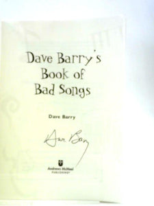 Dave Barry's Book of Bad Songs 