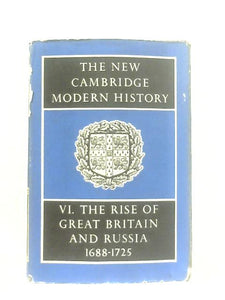 The New Cambridge Modern History: Volume VI 