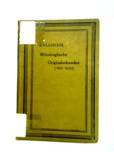 Mittelenglische Originalurkunden (1405-1430) 