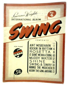 Lawrence Wright's International Album No.4 Swing for Piano 