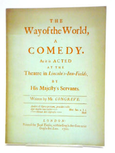 The Way Of The World: A Comedy 