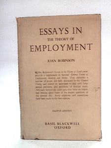 Essays in the Theory of Employment 