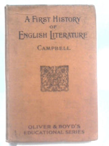 A First History of English Literature 