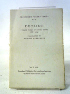 Decline: Twelve Poems (Crescendo Poetry Series) 