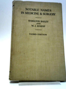 Notable Names In Medicine and Surgery 