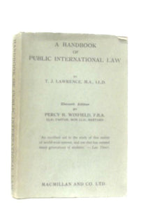 A Handbook Of Public International Law 