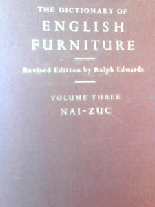 The Dictionary Of English Furniture, Vol 3. 