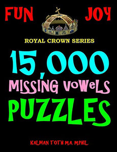 15,000 Missing Vowels Puzzles 