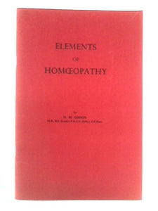 Elements of Homoeopathy 