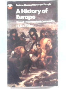 History of Europe II: From the Early Eigteenth Century to 1935 