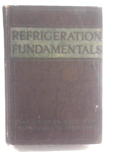 The Refrigerating Data Book: Basic Volume 