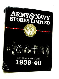 Army & Navy Stores Limited General Price List 1939-40 