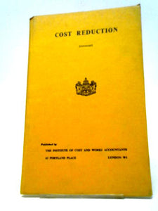 Cost Reduction 